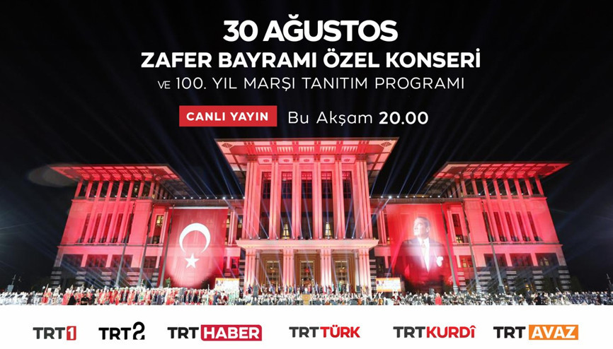 Cumhuriyet’in 100. Yılına Özel Hazırlanan Marş İlk Kez TRT Ekranlarında Yayınlanacak