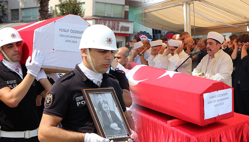 Gölcük Kaymakamı son yolcuğuna uğurlandı