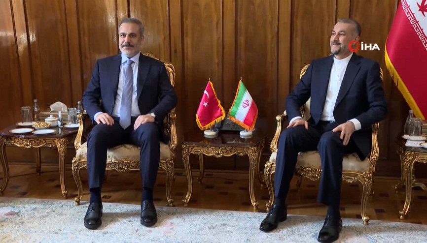 Dışişleri Bakanı Hakan Fidan, İranlı mevkidaşı  Abdullahiyan ile bir araya geldi