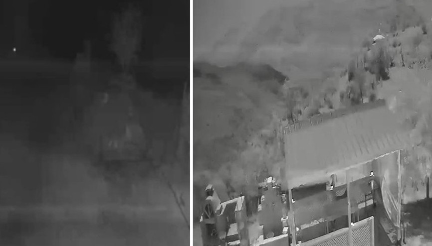 Geceyi bir anda gündüze çevirdi Tuncelide göktaşının düşme anı kaydedildi