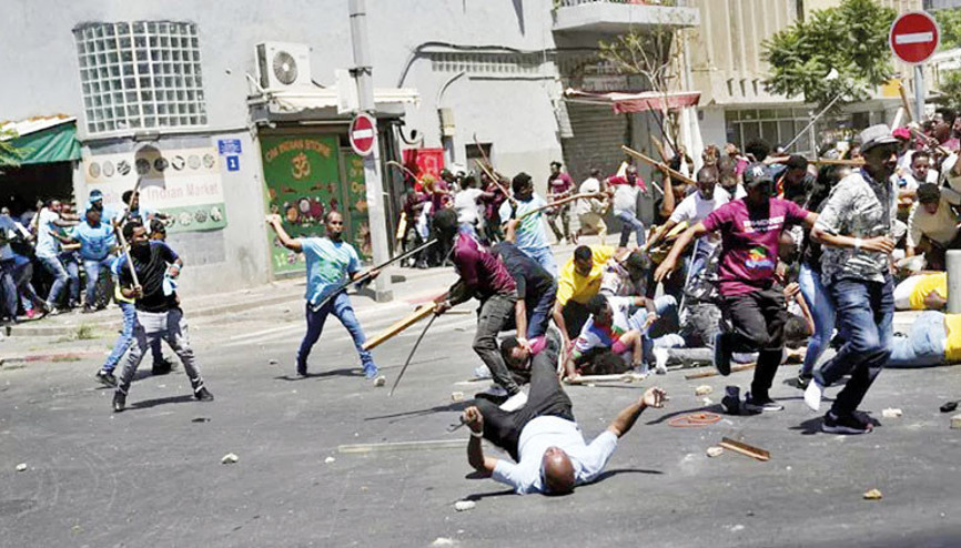 Eritreli sığınmacılar Tel Aviv’i birbirine kattı