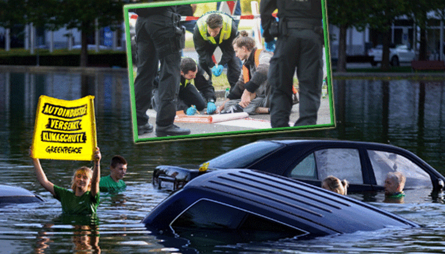 İki aktivist gruptan eş zamanlı eylem