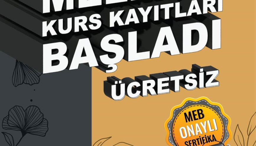 MELMEK kurs kayıtları başladı... İşte belirlenen tarihler