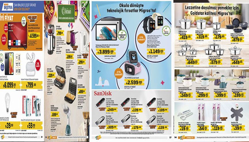 MİGROSKOP 7-13 Eylül indirimli ürünler kataloğu listesi: Tencere çeşitleri, çanta modelleri, elektronik,, teknoloji ürünleri ve oto bakım malzemeleri satışta MİGROSKOP 7-13 Eylül indirimli ürünler kataloğu listesi: Tencere çeşitleri, çanta modelleri, elektronik,, teknoloji ürünleri ve oto bakım malzemeleri satışta