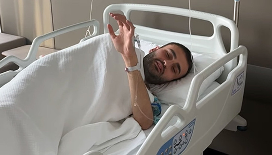 CZN Burak hastanelik oldu