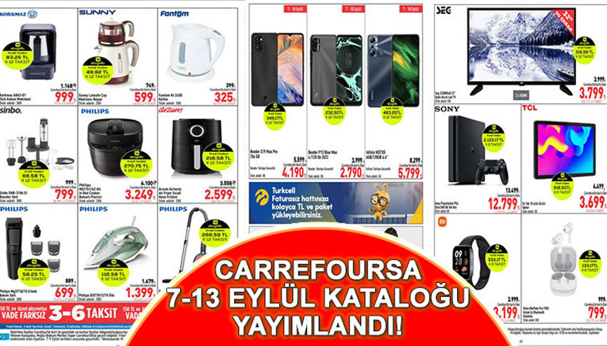 CarrefourSA 7-13 Eylül kataloğu (indirimli ürünler listesi) Oyun konsolu, buharlı pişirici, ütü masası ve kurutmalık bugün satışta