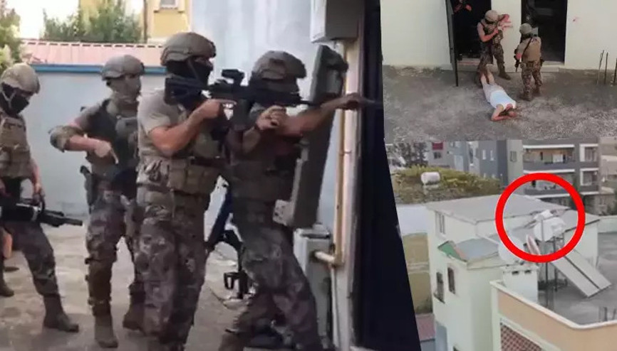 Mersinde tefeci operasyonu: Çatıda saklanırken yakalandı