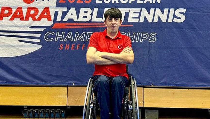 Milli masa tenisçi Abdullah Öztürk’ten olimpiyat kotası