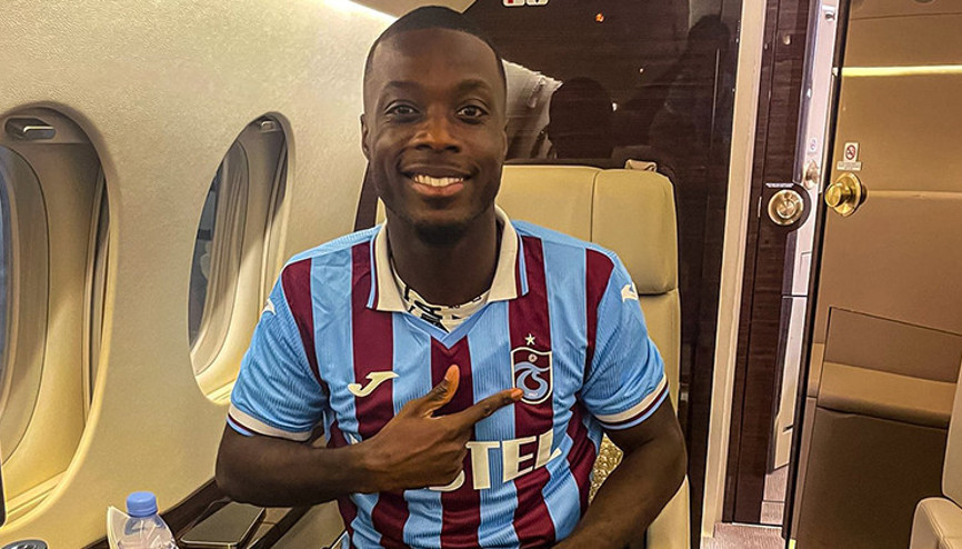 Nicolas Pepe, Trabzonpor için İstanbula geldi