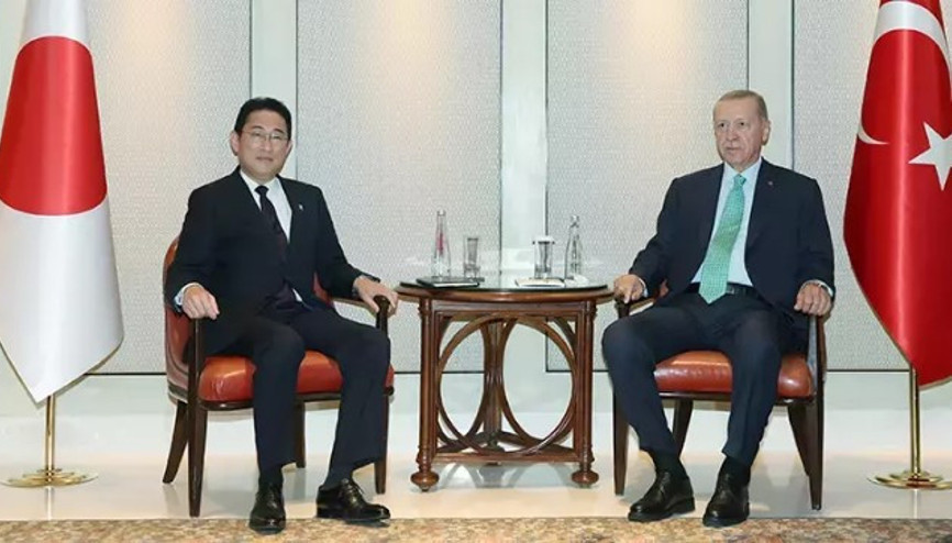 Cumhurbaşkanı Erdoğan, Japonya Başbakanı Kishida ile görüştü