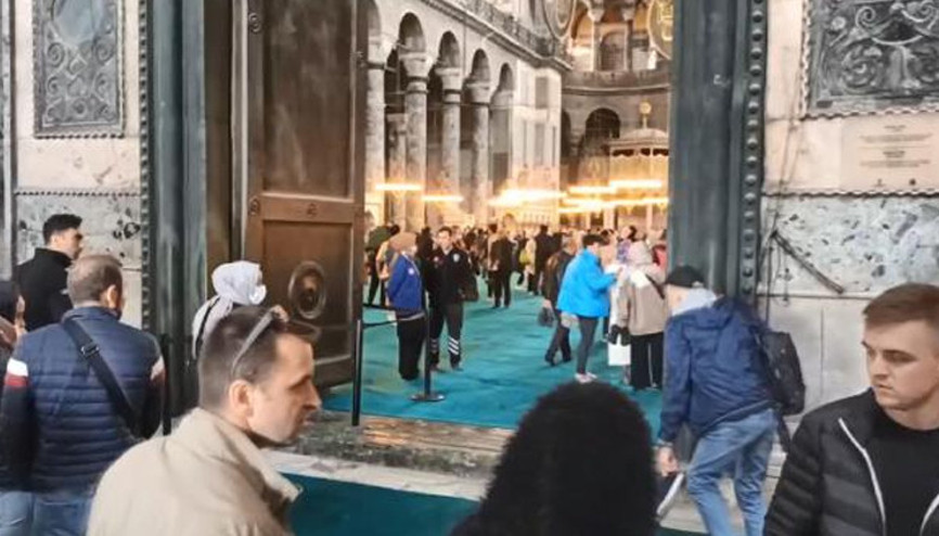 Ayasofya Camiinde kapsamlı restorasyon başladı