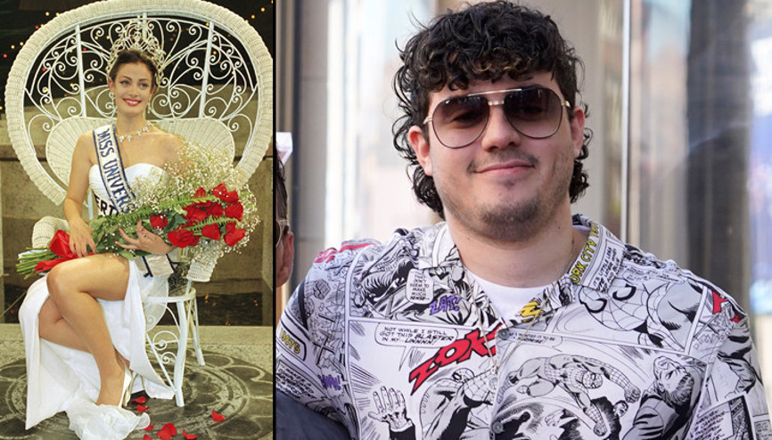 Eski güzellik kraliçesinin oğlu ortaya çıktı: Gururdan göğsü kabardı