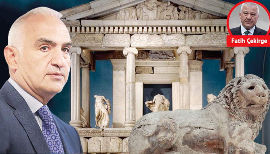 Bakan Ersoy’dan Londra’ya ‘Artık iade edin’ mektubu…  Kaçakçılık Dairesi Başkanı Zeynep Boz: ‘Anadolu’dan çalınan 1000 eserin peşindeyiz.’