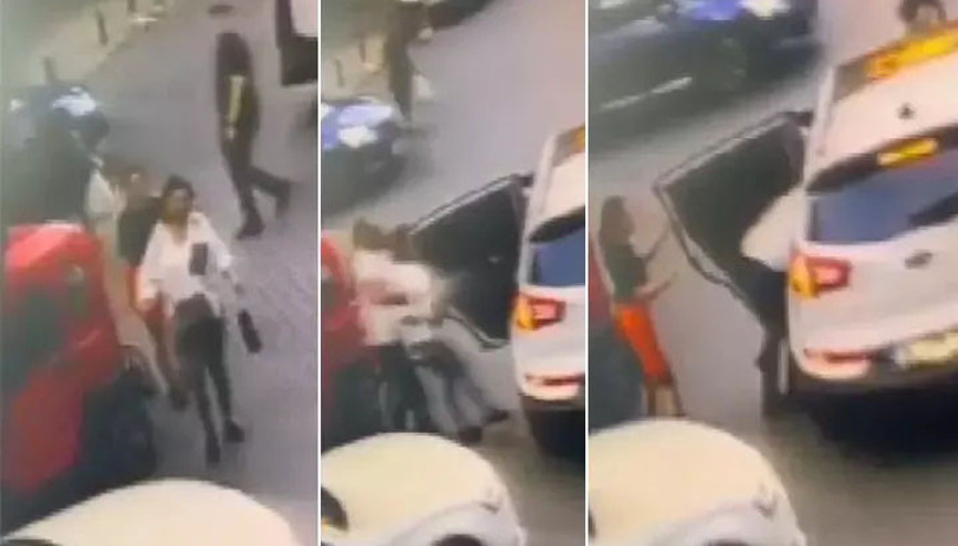 Gaziosmanpaşada akılalmaz olay Caddede yürüyen kadın kaçırıldı