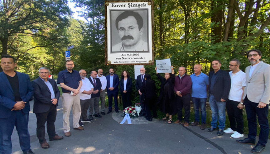 NSU Kurbanı Enver Şimşek için anma töreni