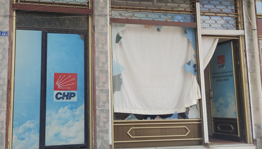 CHP mahalle temsilciliğine saldıran şüpheli gözaltına alındı