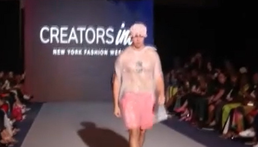 New York Moda Haftasına damga vuran şaka