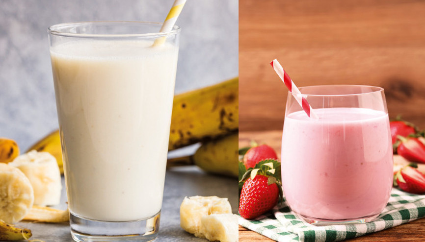 Muzlu süt mü çilekli süt mü