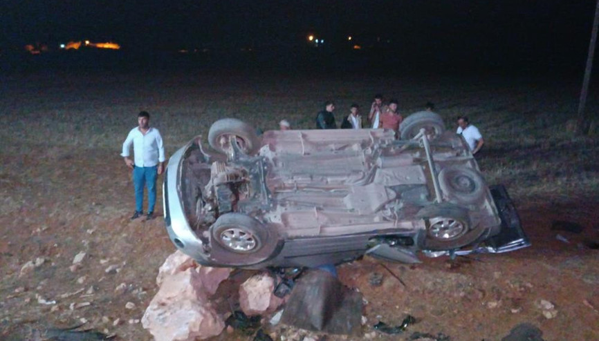 Gaziantepte eşini hastaneye götürürken kaza yaptı: 1 ölü, 3 yaralı