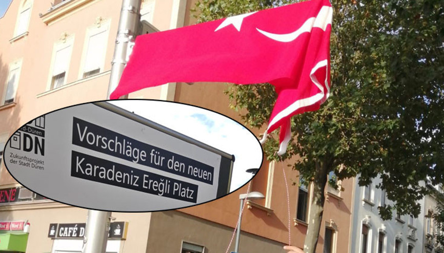 Düren’de bir meydana, ‘Karadeniz Ereğli’ ismi verildi