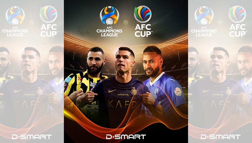 Cristiano Ronaldo ve Neymarlı Asya Şampiyonlar Ligi heyecanı D-Smart’ta