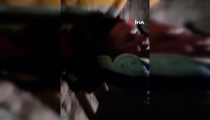 Düşen helikopterden kurtarılan personelin görüntüleri ortaya çıktı