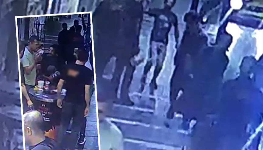 Beşiktaşta restorandan kovulunca ortalığı birbirine kattı Müşterilerin üstüne tiner attı
