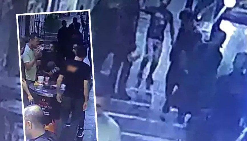 Beşiktaşta restorandan kovulunca ortalığı birbirine kattı Müşterilerin üstüne tiner attı