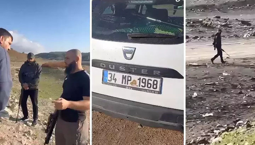 Arnavutköyde dehşete düşüren görüntü Uzun namlulu silahlarla leylekleri vurdular