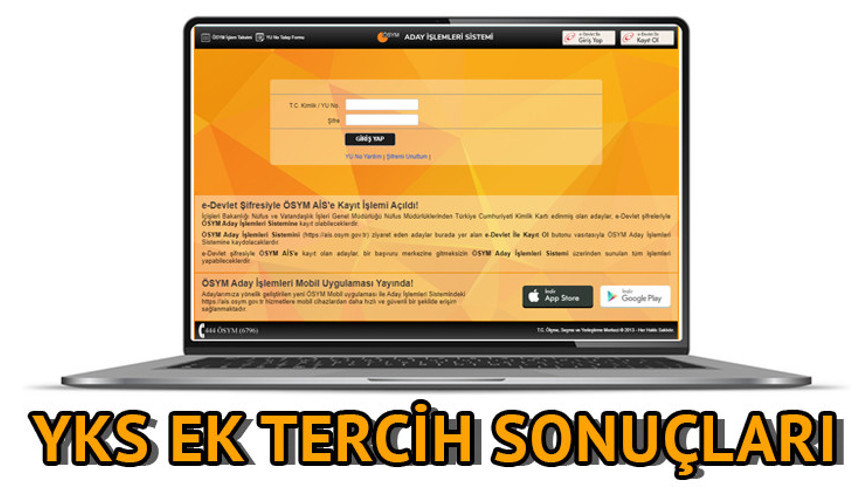 YKS ek tercih sonuçları ne zaman açıklanacak, açıklandı mı 2023 YKS 2. tercih sonuçları için gözler ÖSYMde YKS ek yerleştirme sonucu sorgulama ekranı (osym.gov.tr)