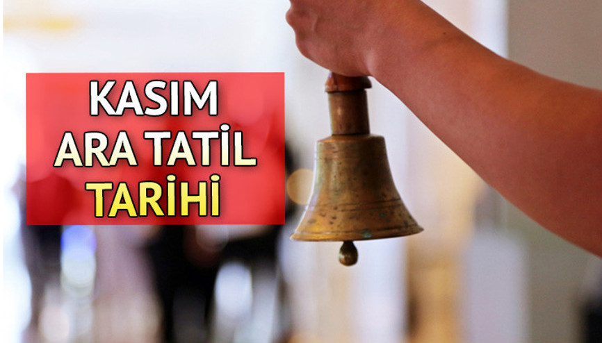 KASIM TATİLİ TARİHİ 2023: Kasım ara tatili ne zaman Okullarda ilk ara tatil hangi gün başlayacak MEB takvimi paylaştı