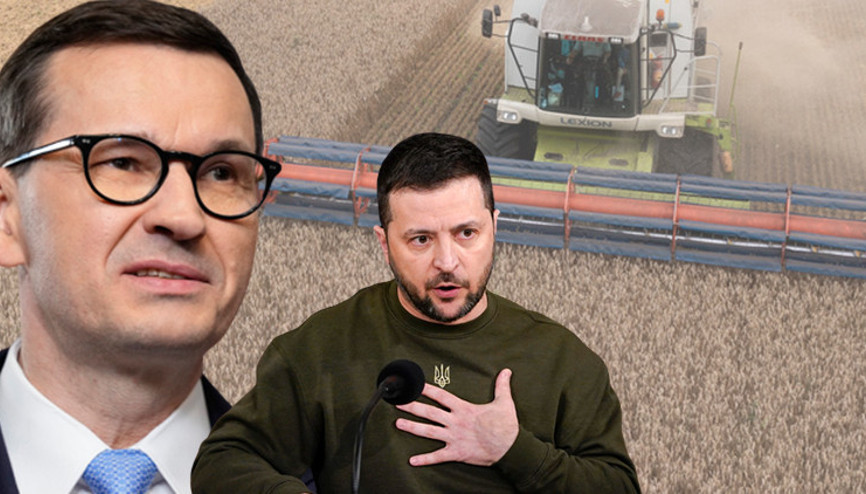 Tahıl kavgası ipleri kopardı Polonyadan Zelenskiye soğuk duş