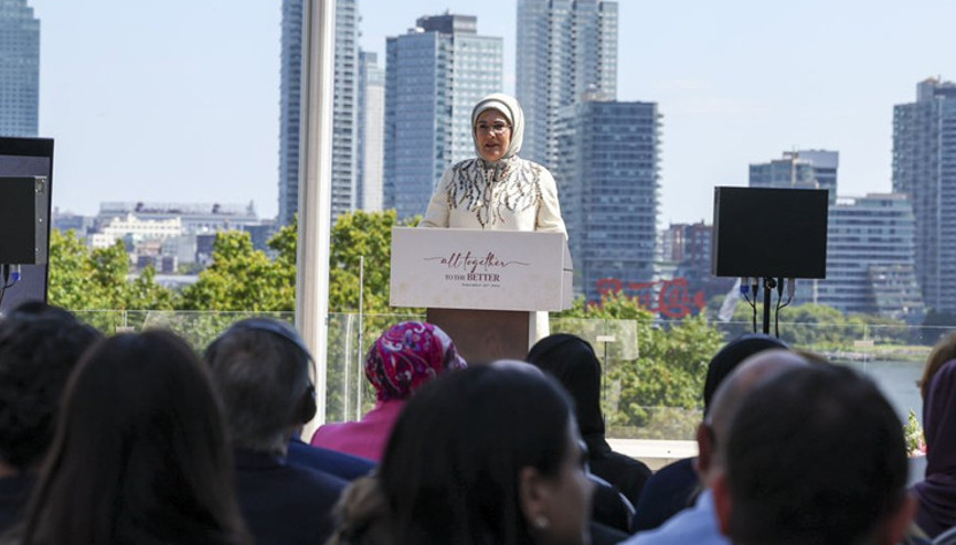 Emine Erdoğan: Sosyal politika uygulamalarının ana hedefi, refahı toplumun tamamına adil bir şekilde yaymaktır