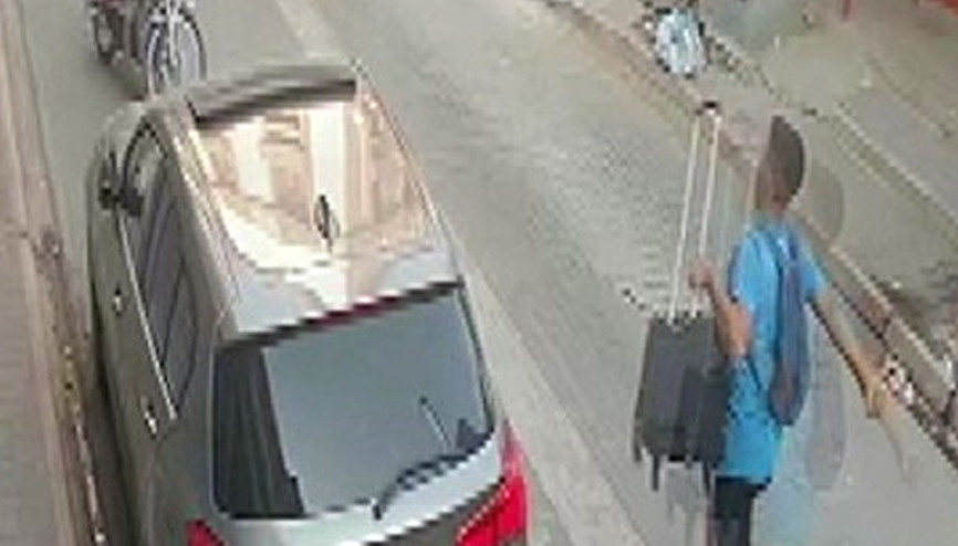 İçinde servet bulunan valizi böyle çaldılar