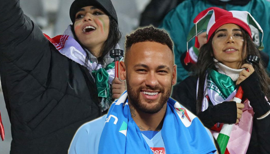 İranlı kadınlar Neymar’ı tribünden izleyecek Ağustos 2022 sonrası ilk kez...
