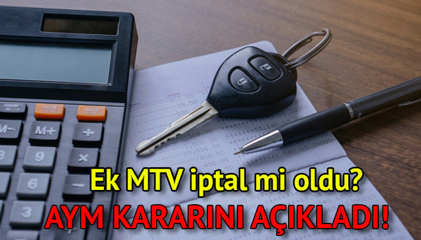 EK MTV İPTAL Mİ OLDU Karar açıklandı | AYMden son dakika Ek MTV açıklaması Ek Motorlu Taşıtlar Vergisi için Anayasa Mahkemesi ne karar verdi