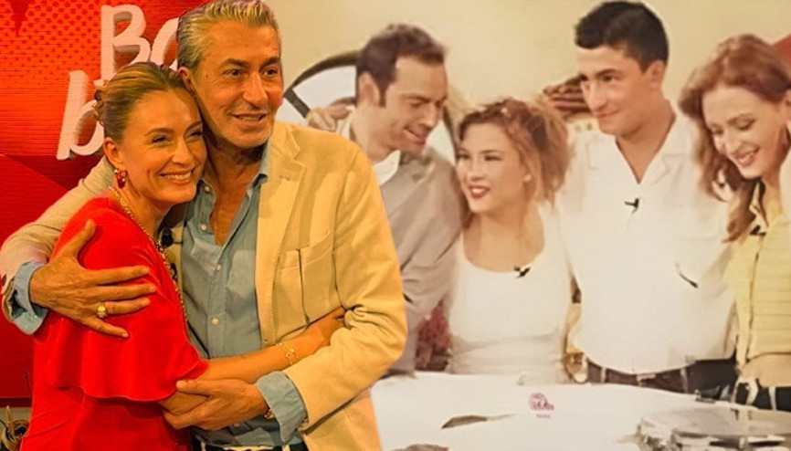 Ceyda Düvenci ile Erkan Petekkaya 26 yıl sonra buluştu... Bir zamanlar Sabah Şekerleriydiler