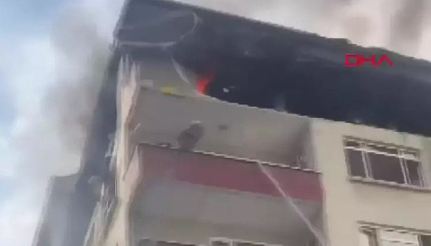 Şirinevlerdeki binada patlama anı kamerada