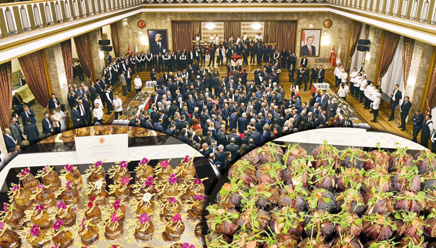 Ödüllü şeften 100. yıl mönüsü... TBMM açılış resepsiyonuna ikramlar damga vurdu