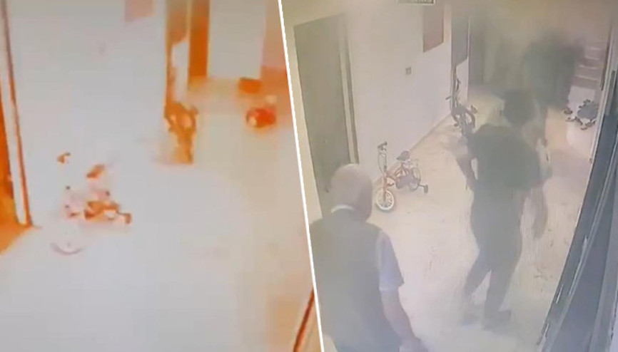 Kağıthanede dehşet anları İlaçlanan ev, kapı açılır açılmaz bomba gibi patladı