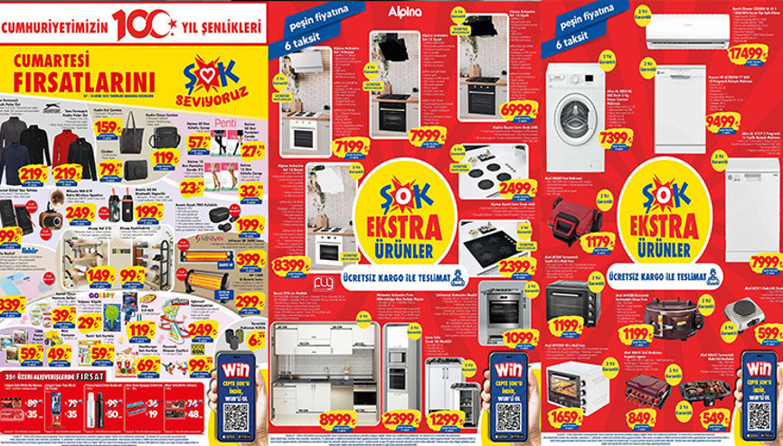 ŞOK 7 Ekim Aktüel Ürünler Kataloğu 2023: ŞOK’ta Perşembe günü ısıtıcı, ayakkabılık, fırın ve beyaz eşya ürünleri satışa çıkıyor