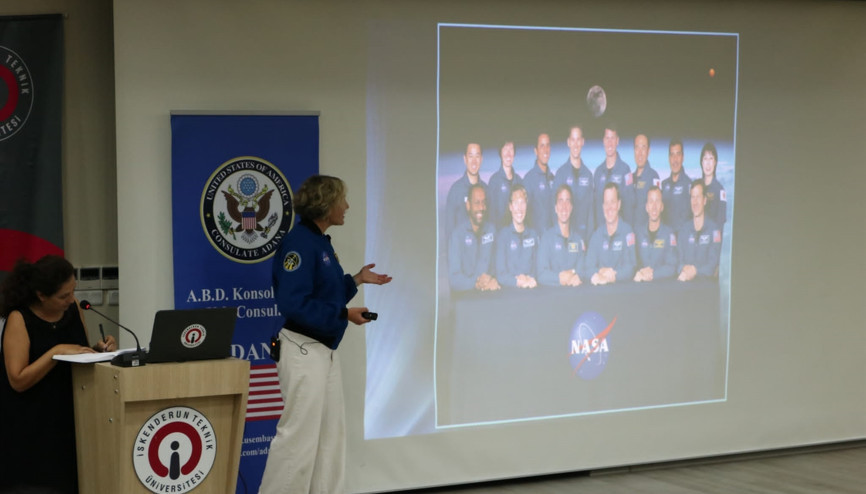 Emekli astronot, İskenderun Teknik Üniversitesinde