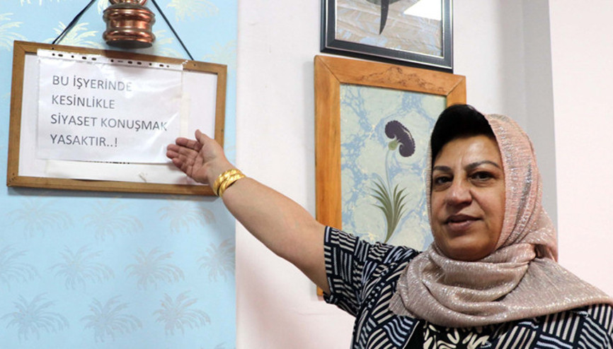 Kayseride çay ocağında siyaset konuşmayı yasakladı: İnsanlar buraya stres atmaya gelsin