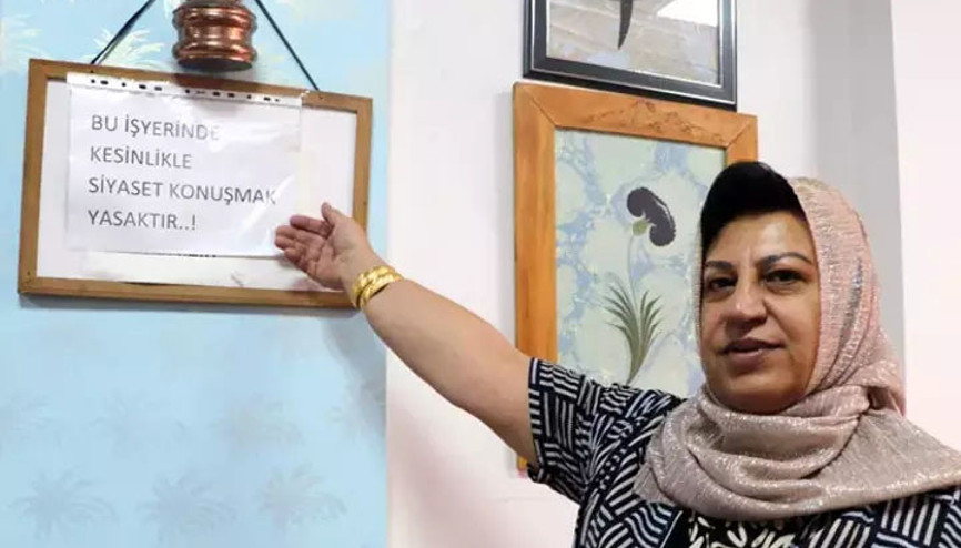Kayseride çay ocağında siyaset konuşmayı yasakladı: İnsanlar buraya stres atmaya gelsin