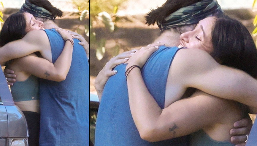 19 yıl önce öpüşmeleri olay olmuştu: Bu ne kadar candan bir sarılma böyle