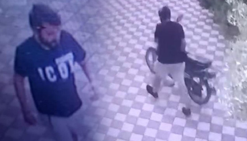 Bursada akılalmaz hırsızlık: Cemaat namaz kılarken imamın motosikletini çaldı