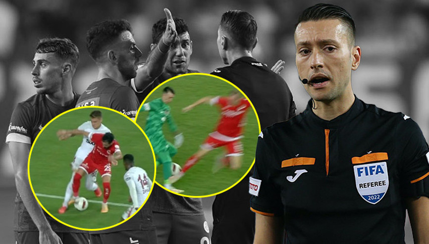 Antalyaspor - Galatasaray maçının tartışmalı hakem kararları masaya yatırıldı: Açık ve net penaltı Buksaya sarı, Musleraya kırmızı kart...