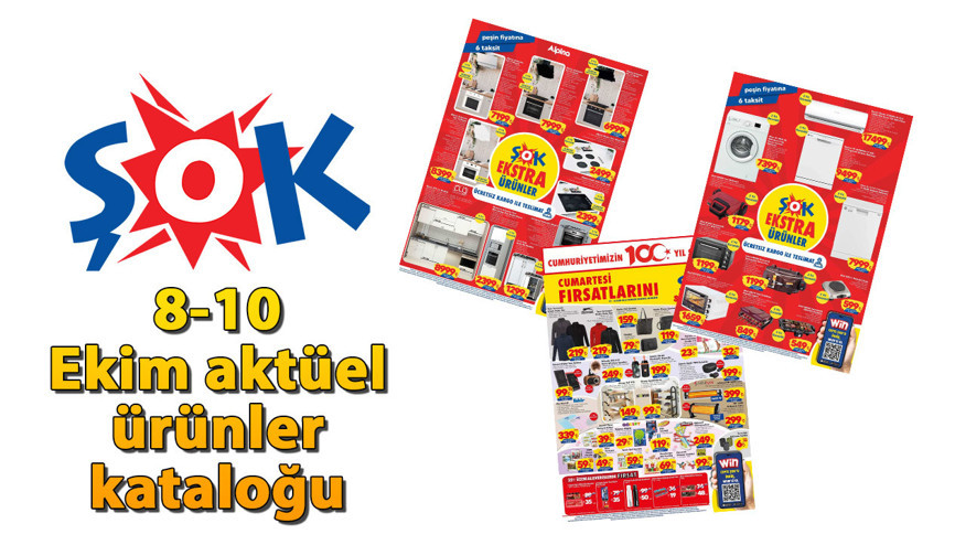ŞOK 9-10 EKİM AKTÜEL ÜRÜNLER KATALOĞU | ŞOK’ta indirimler devam ediyor… Elektrikli ocak, beyaz eşya, barbekü, ankastre set satışa çıkıyor