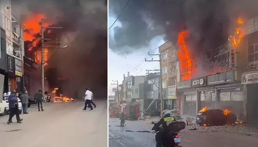 Bursa’da mobilya atölyesinde yangın Otomobile ve iş yerine de sıçradı