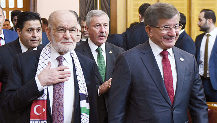 Karamollaoğlu ve Davutoğlu’ndan Bahçeli’ye sıra teşekkürü